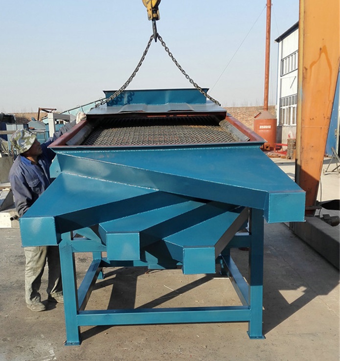 江蘇常州某新能源公司訂購的康振機械振動篩于昨天由德邦物流發出